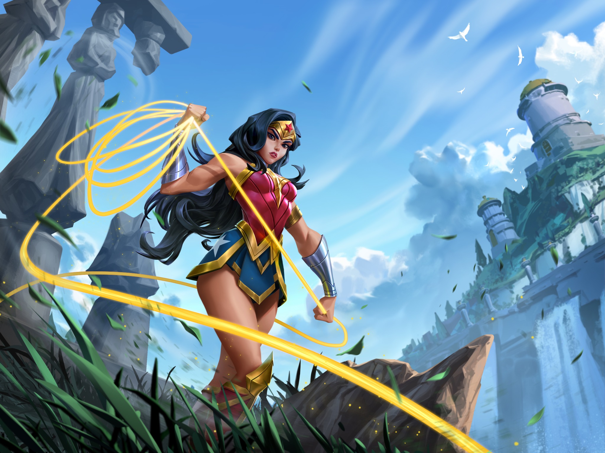 Wonder Woman in DC Worlds Collide