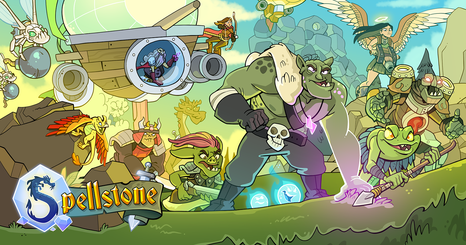 Spellstone fantasy card game artwork